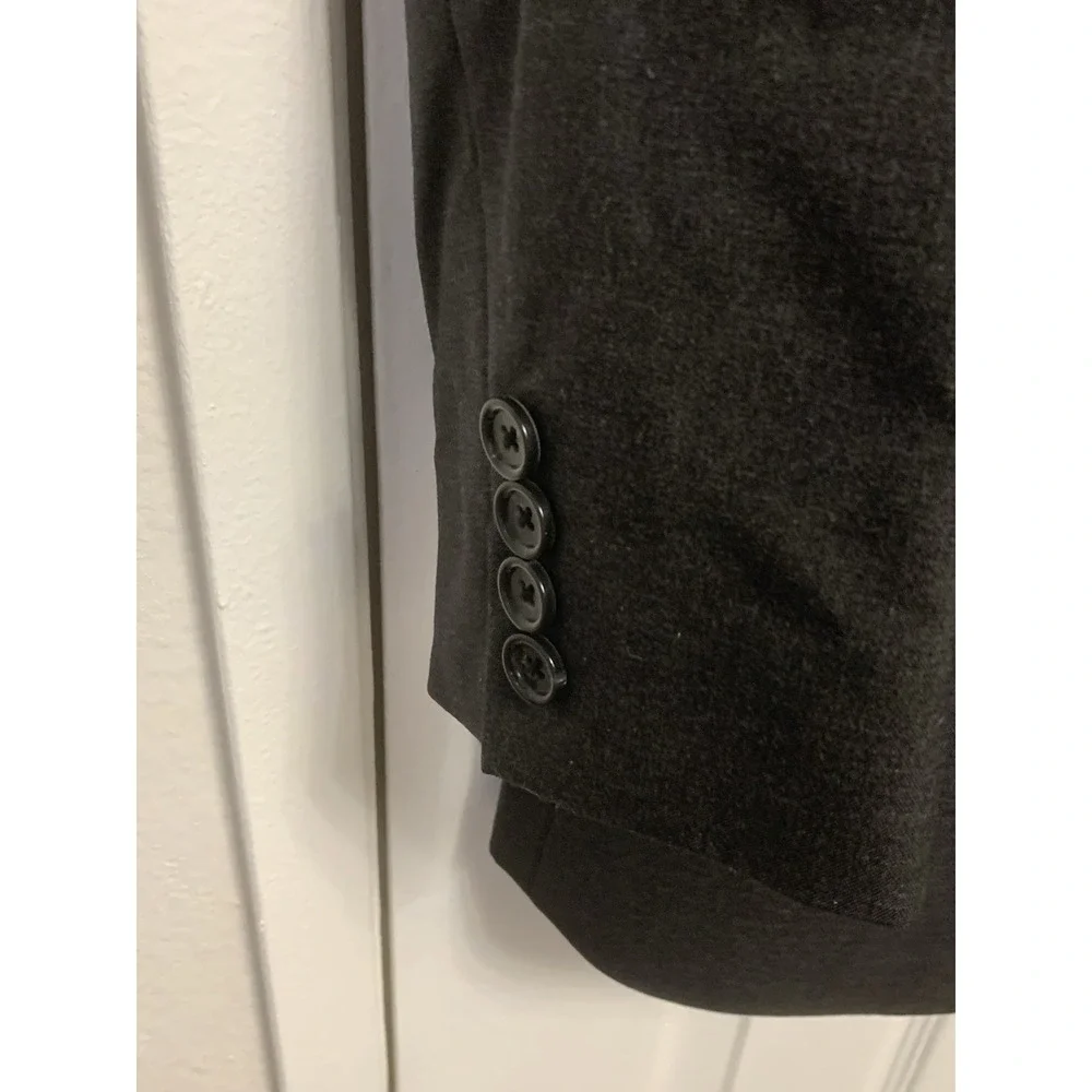 J Crew Ludlow Loro Piana Super 120s Wool Blazer 40R Dark Gray Suit Jacket